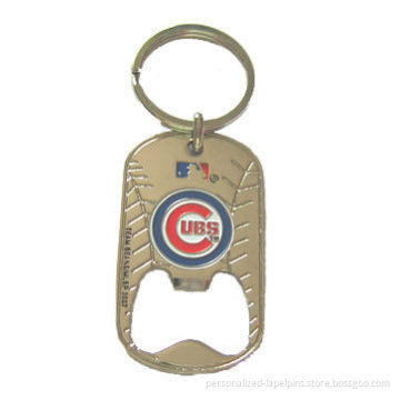 Custom Sports Logo Metal Bottle Opener Keychains, For Souvenir Gifts And Kitchen Utensils